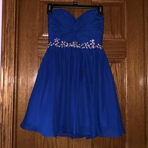 Royal Blue homecoming dress